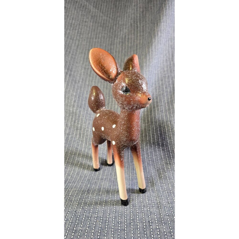 Retro Style Sugar Glitter Ceramic Deer